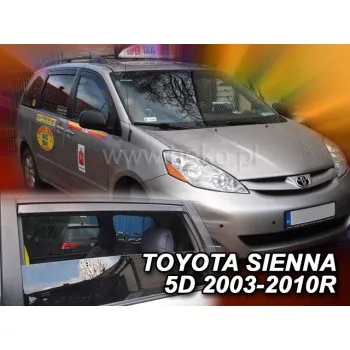 Ανεμοθραύστες Toyota Sienna (2003-2010) - 4 τμχ εμπρός και πίσω, Heko