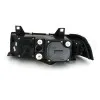 Φανάρια εμπρός Bmw E36 (1991-1999) 2d coupe angel eyes - black , με λάμπες (Η1) - σετ 2τμχ.