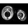 Φανάρια εμπρός Mercedes CLK W208 (1997-2002) angel eyes, με λάμπες (Η1) - σετ 2τμχ.