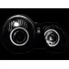 Φανάρια εμπρός Mercedes CLK W208 (1997-2002) με CCFL angel eyes, με λάμπες (Η1) - σετ 2τμχ.