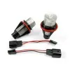 Angel eyes BMW E39 / E60 / E53 X5 / E65 / E87 / E63 5W led αυθεντικά - μπλε χρώμα - 2τμχ.