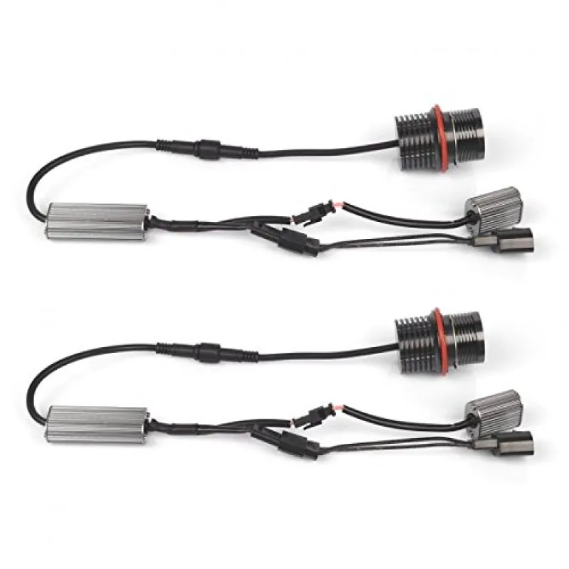 Angel eyes BMW E39 / E60 / E53 X5 / E65 / E87 / E63 40W led - κόκκινο χρώμα - 2τμχ.