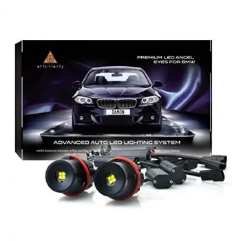 Angel eyes BMW E39 / E60 / E53 X5 / E65 / E87 / E63 40W led - κόκκινο χρώμα - 2τμχ.