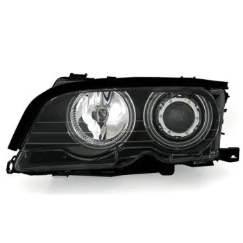Φανάρια εμπρός BMW E46 coupe και cabrio (1999-2003) angel eyes - χωρίς φλας , με λάμπες (Η1) - σετ 2τμχ.
