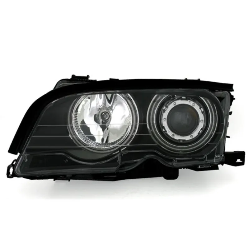 Φανάρια εμπρός BMW E46 coupe και cabrio (1999-2003) angel eyes - χωρίς φλας , με λάμπες (Η1) - σετ 2τμχ.