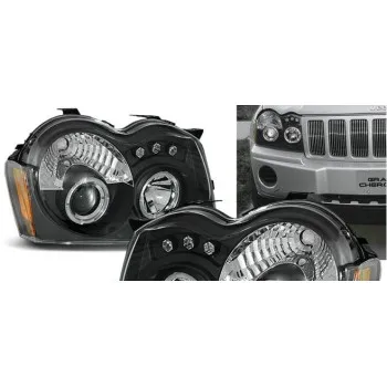 Φανάρια εμπρός Jeep Grand Cherokee (2008-2010) led angel eyes