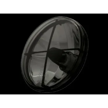 Φανάρια εμπρός Vw Golf II (1983-1993) με σταυρό - μαύρα chrome εσωτερικά , χωρίς λάμπες (Η 3 ) - σετ 2τμχ.