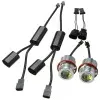 Angel eyes BMW E39 / E60 / E53 X5 / E65 / E87 / E63 60W led - λευκό χρώμα - 2τμχ.