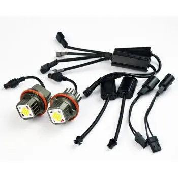 Angel eyes BMW E39 / E60 / E53 X5 / E65 / E87 / E63 160W led - λευκό χρώμα - 2τμχ.