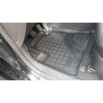 Λαστιχένια πατάκια HYUNDAI Santa Fe II (2006-2012) - τύπου σκαφάκι - 4τμχ., Rezaw Plast