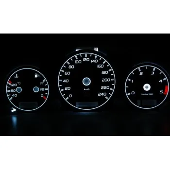 Φωτιζόμενα όργανα για Mercedes ML W163 (1998-2003) - λευκό