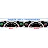 Φωτιζόμενα όργανα για Mercedes ML W163 (1998-2003) - λευκό