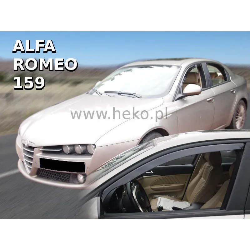 Ανεμοθραύστες Alfa Romeo 159 (2005-2011) - 2 τμχ. εμπρός, Heko