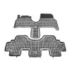 Λαστιχένια πατάκια PEUGEOT 807 (2002-2014) / CITROEN C8 I (2005-2012) / LANCIA Phedra / FIAT Ulysse (2002-2010) - τύπου σκαφάκι - 2τμχ., Rezaw Plast