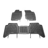 Λαστιχένια πατάκια TOYOTA Hilux (2005-2015) - 4 doors - τύπου σκαφάκι - 3τμχ., Rezaw Plast