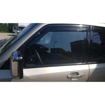 Ανεμοθραύστες Mitsubishi Pajero Wagon (1999-2021) 5 πορτο - 2 τμχ. εμπρός, Heko