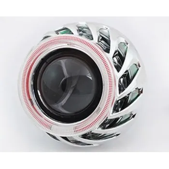 Bi xenon προτζέκτορες 2.5'' Morimoto Mini Spiral - με λευκό εσωτερικό και πράσινο εξωτερικό δαχτυλίδι