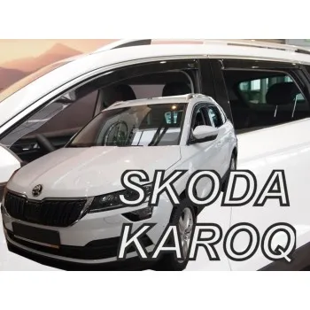Ανεμοθραύστες Skoda Karoq (2017+) - 4 τμχ εμπρός και πίσω, Heko