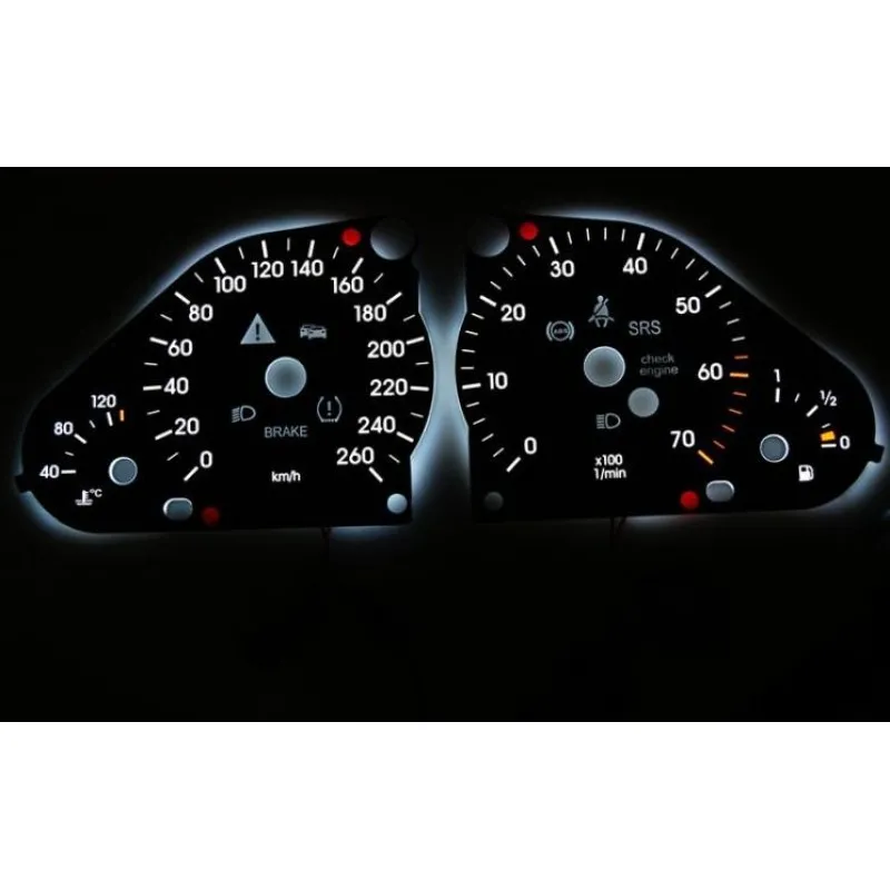 Φωτιζόμενα όργανα  Mercedes W203 V6 (2004-2007)