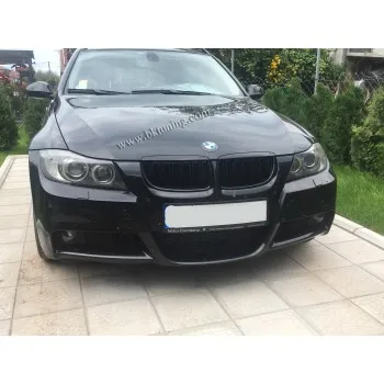 Μάσκα BMW E90 (2005-2008) - μαύρη Piano Design - 2τμχ.