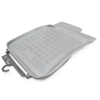Λαστιχένια πατάκια Audi A6 (2004-2008) / A6 Allroad (2006-2011) - τύπου σκαφάκι - γκρι - 4τμχ., Rezaw Plast