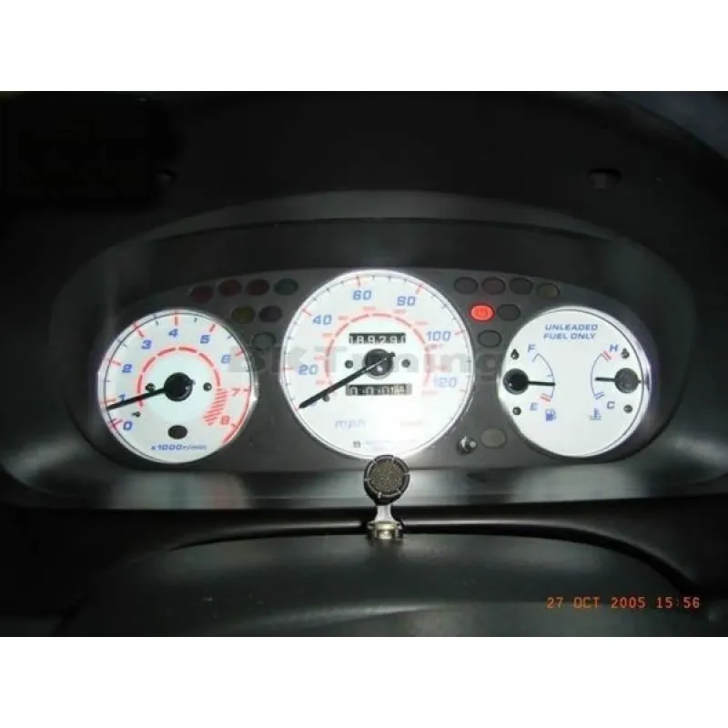 Δαχτυλίδια καντράν Honda Civic / CR-V (1996-2001) - silver