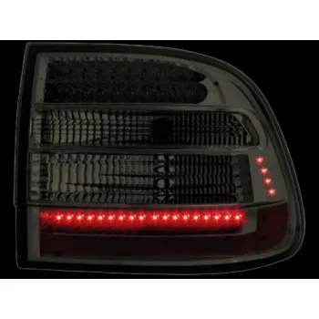 Πίσω φανάρια led Porsche Cayenne (2003-2007) - μαύρα - σετ 2τμχ.