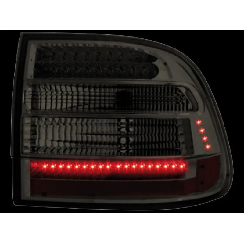 Πίσω φανάρια led Porsche Cayenne (2003-2007) - μαύρα - σετ 2τμχ.