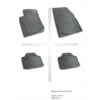 Λαστιχένια πατάκια universal για Citroen C1,C2, C3, C4 ,C5, Xsara Picasso - 4τμχ.