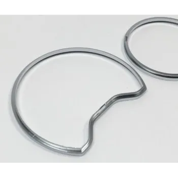 Δαχτυλίδια καντράν Mercedes W202 (1996-2001) / W208 CLK (1997-2002) / W210 (1995-1999) - ασημένια