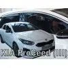 Ανεμοθραύστες Kia Pro Ceed (2019 - 2024) 5d - 4 τμχ. εμπρός και πίσω, Heko