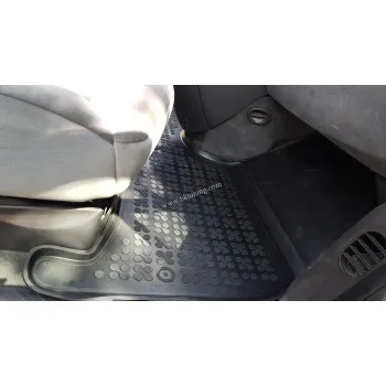 Λαστιχένια πατάκια PEUGEOT 807 (2002-2014) / CITROEN C8 I (2005-2012) / LANCIA Phedra / FIAT Ulysse (2002-2010) - τύπου σκαφάκι - 2τμχ., Rezaw Plast