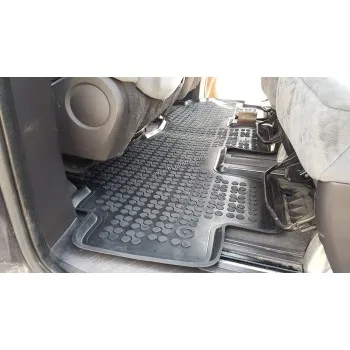 Λαστιχένια πατάκια PEUGEOT 807 (2002-2014) / CITROEN C8 I (2005-2012) / LANCIA Phedra / FIAT Ulysse (2002-2010) - τύπου σκαφάκι - 2τμχ., Rezaw Plast