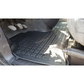 Λαστιχένια πατάκια PEUGEOT 807 (2002-2014) / CITROEN C8 I (2005-2012) / LANCIA Phedra / FIAT Ulysse (2002-2010) - τύπου σκαφάκι - 2τμχ., Rezaw Plast