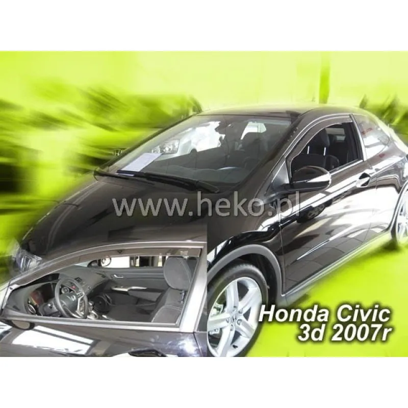 Ανεμοθραύστες Honda Civic VIII (2006-2012) 5 πορτο - 4 τμχ. εμπρός και πίσω, Heko