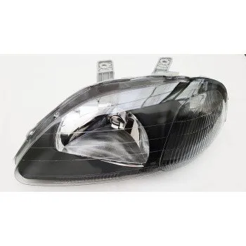Φανάρια εμπρός Honda Civic (1996-1998) - μαύρα JDM , χωρίς λάμπες (Η4) - σετ 2 τμχ.