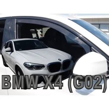 Ανεμοθραύστες BMW X4 G02 (2018-2025) 5D - 2 τμχ. εμπρός, Heko