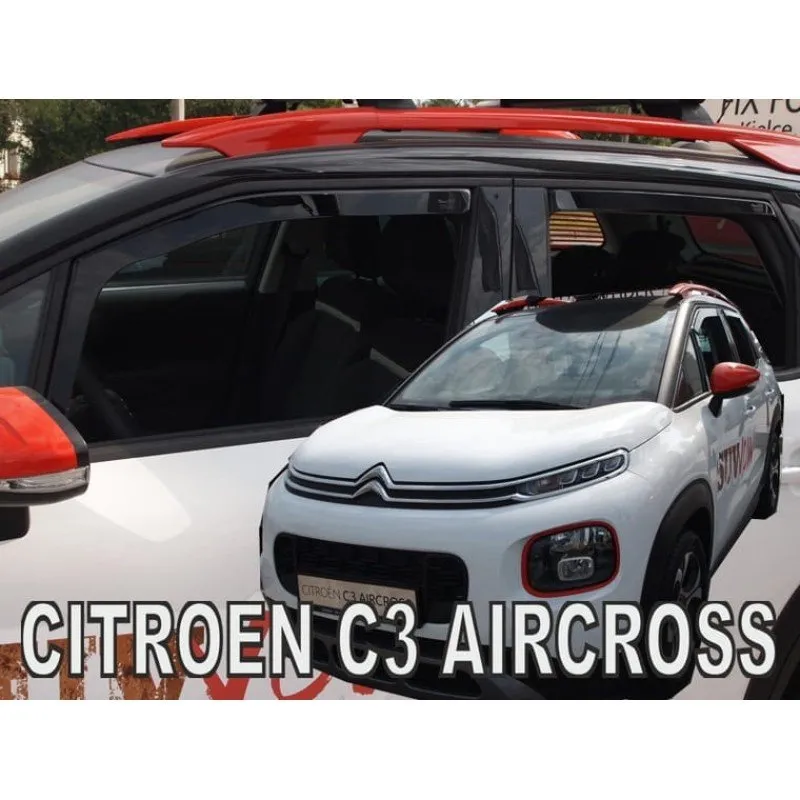 Ανεμοθραύστες Citroen C3 Aircross (2017-2024) - 4 τμχ. εμπρός και πίσω, Heko