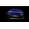 Φανάρια εμπρός Honda Prelude (1997-2001) angel eyes - μαύρα , με λάμπες (Η1) - σετ 2τμχ.