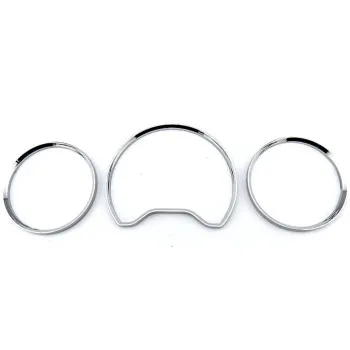 Δαχτυλίδια καντράν Mercedes W202 (1996-2001) / W208 CLK (1997-2002) / W210 (1995-1999) - ασημένια