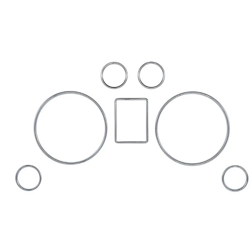 Δαχτυλίδια καντράν Audi A3 (1996-2003) / Audi A4 B5 (1995-2001) / A6 (1997-2004) - χρωμίου