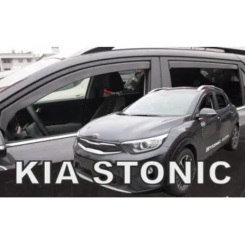 Ανεμοθραύστες KIA STONIC (2017+) 5 πορτο - 4 τμχ. εμπρός και πίσω, Heko