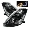 Φανάρια εμπρός Nissan 350Z (2003-2005) led , με λάμπες (Η1) - σετ 2τμχ.