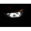 Δαχτυλίδια BMW F30 angel eyes - U-Design - με 2 χρώματα και λειτουργία φλας (λευκό και κίτρινο)
