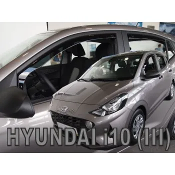 Ανεμοθραύστες HYUNDAI I10 5D (2019+) - 4 τμχ. εμπρός και πίσω, Heko