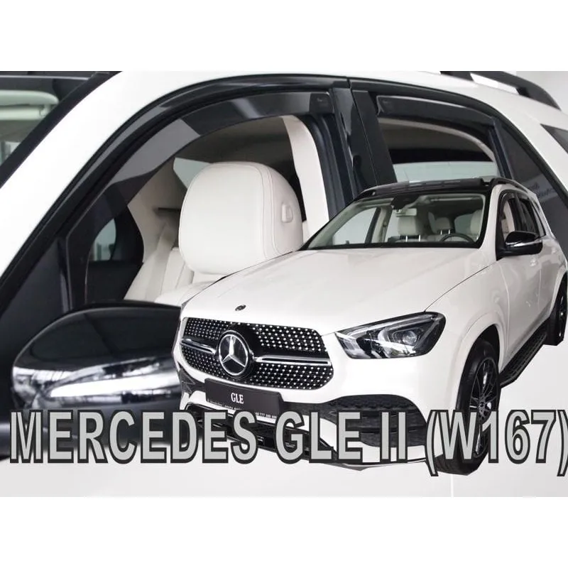 Ανεμοθραύστες MERCEDES GLE II (W167) (2019+) - 4 τμχ. εμπρός και πίσω, Heko