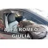 Ανεμοθραύστες Alfa Romeo Giulia (2016-2025) - 2 τμχ. εμπρός, Heko