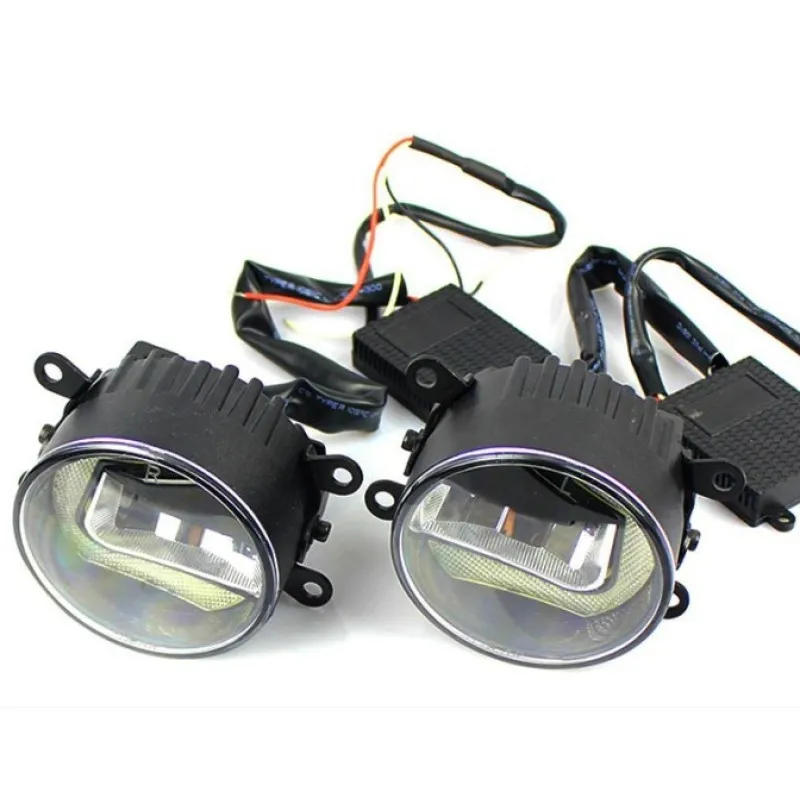 Προβολάκια led με ledbar για φώτα ημέρας για Golf 5 , Citroen , Suzuki , Nissan , Porcshe , Opel , Ford ,Peugeot ,Vw 2 τμχ.