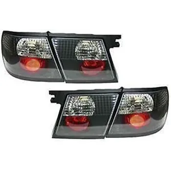 Πίσω φανάρια Nissan Primera P11 /W11 (1996-1999) 5πορτό - μαύρα - σετ 2τμχ.