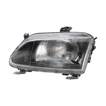 Φανάρια εμπρός Renault Megane coupe / Renault Scenic 3/5 πορτο (1996-1999) - μαύρα , με λάμπες (Η1) - σετ 2τμχ.